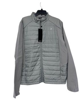 New Men's Druids Matrix Lightweight Quilted Jacket - Gray